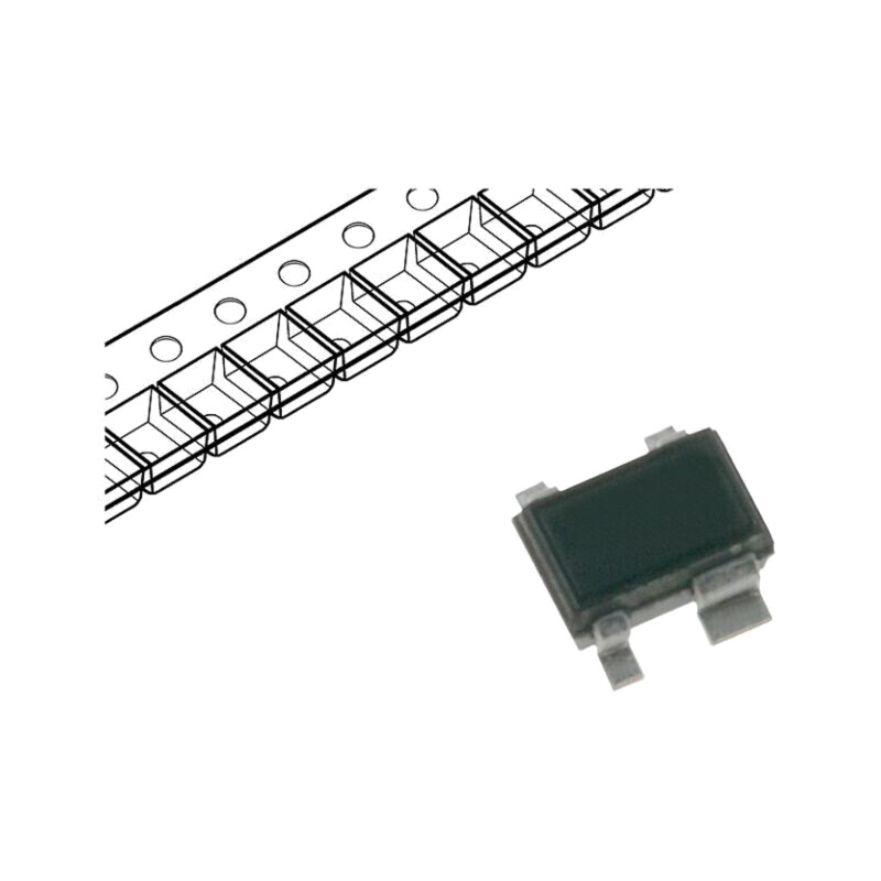 Diodă: comutaţie Schottky; SOT343; SMD; 40V; 0,12A; 250mW