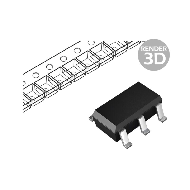 IC: digital; NOT; Ch: 1; CMOS,TTL; SMD; SC74A; Mini Logic; 2÷6VDC