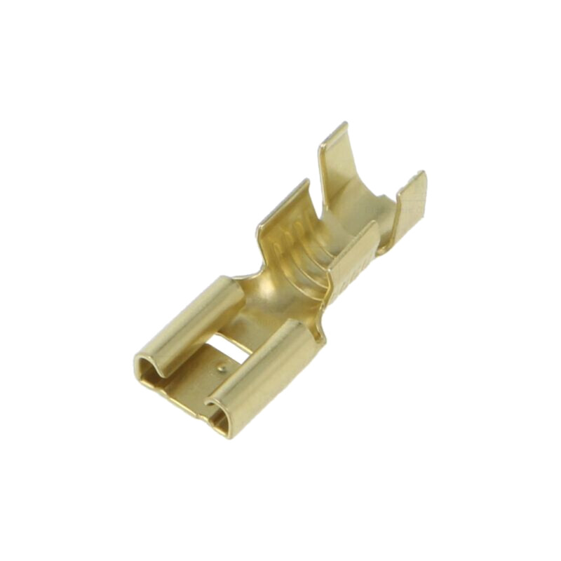 Terminal: plat; 6,3mm; 0,8mm; mamă; 2,5÷6mm2; crimpat; pe cablu