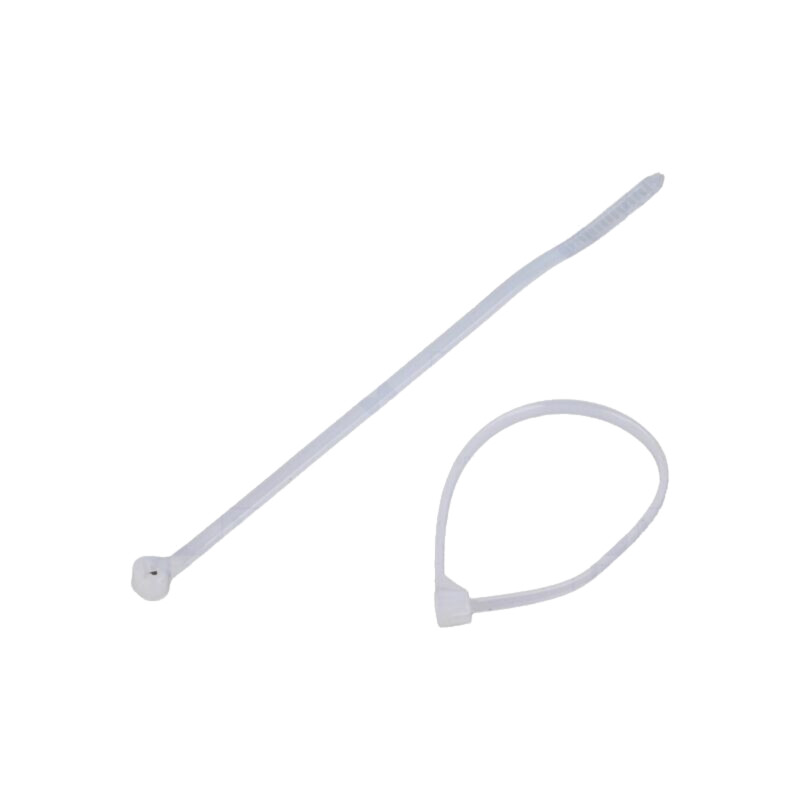 Colier de strângere; cu închidere metalică; L: 92mm; W: 2,3mm