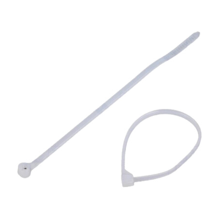 Colier de strângere; cu închidere metalică; L: 92mm; W: 2,3mm
