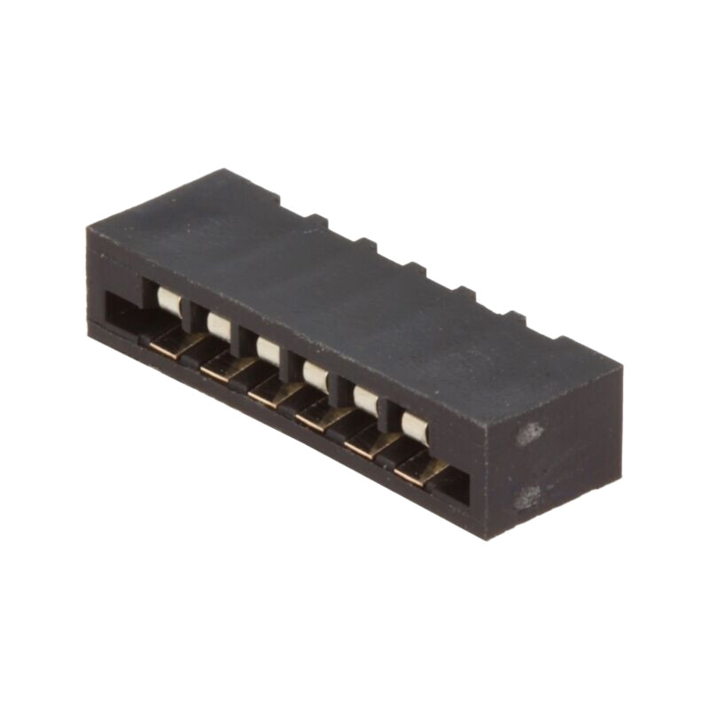 Conector: FFC/FPC; drept; PIN: 6; Non-ZIF; THT; cositorit; 20mΩ; 500V