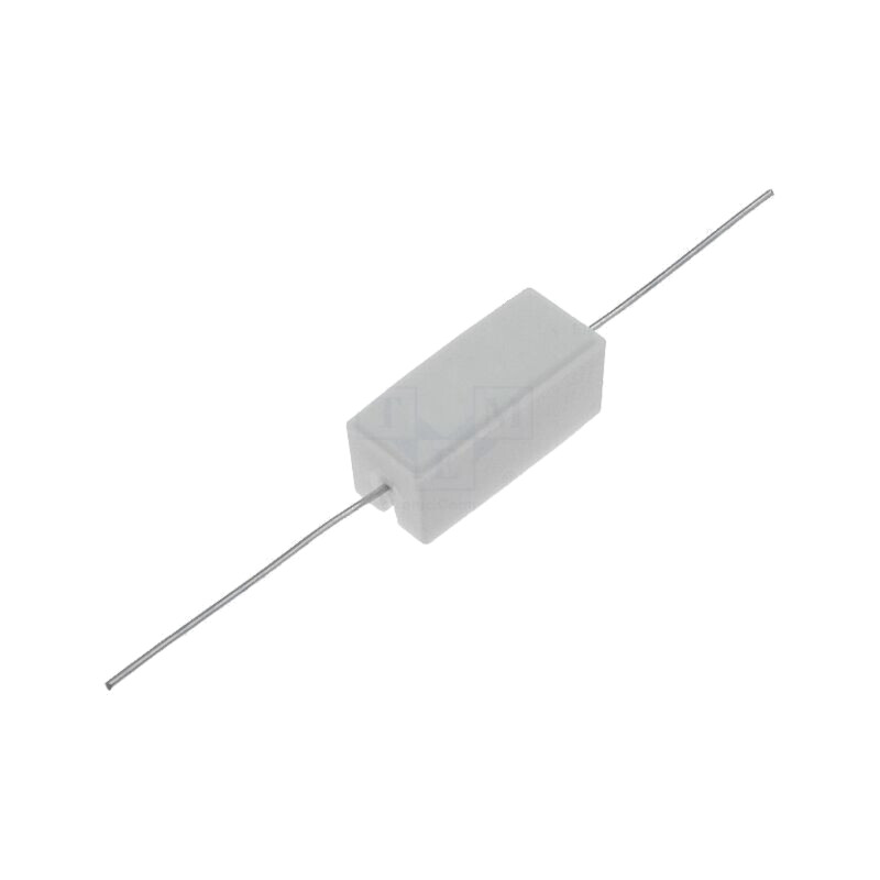 Rezistor: putere; cu ciment; THT; 1,6Ω; 5W; ±5%; Ø0,8x35mm