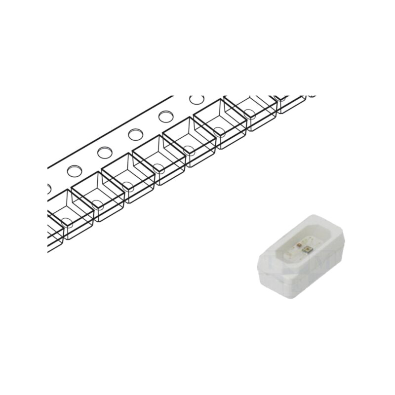 Programabilă LED; RGB; SMD; 3,5÷5,5VDC; 4x2x1,7mm; 120°; 12mA