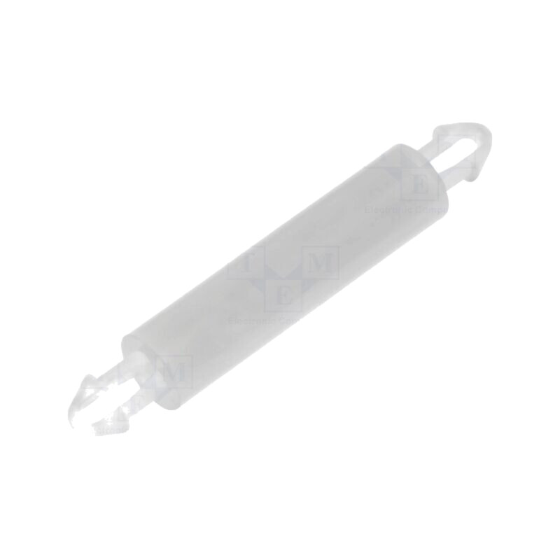 Distanţier PCB; poliamidă; Lung: 14mm; clichet/clichet; naturală