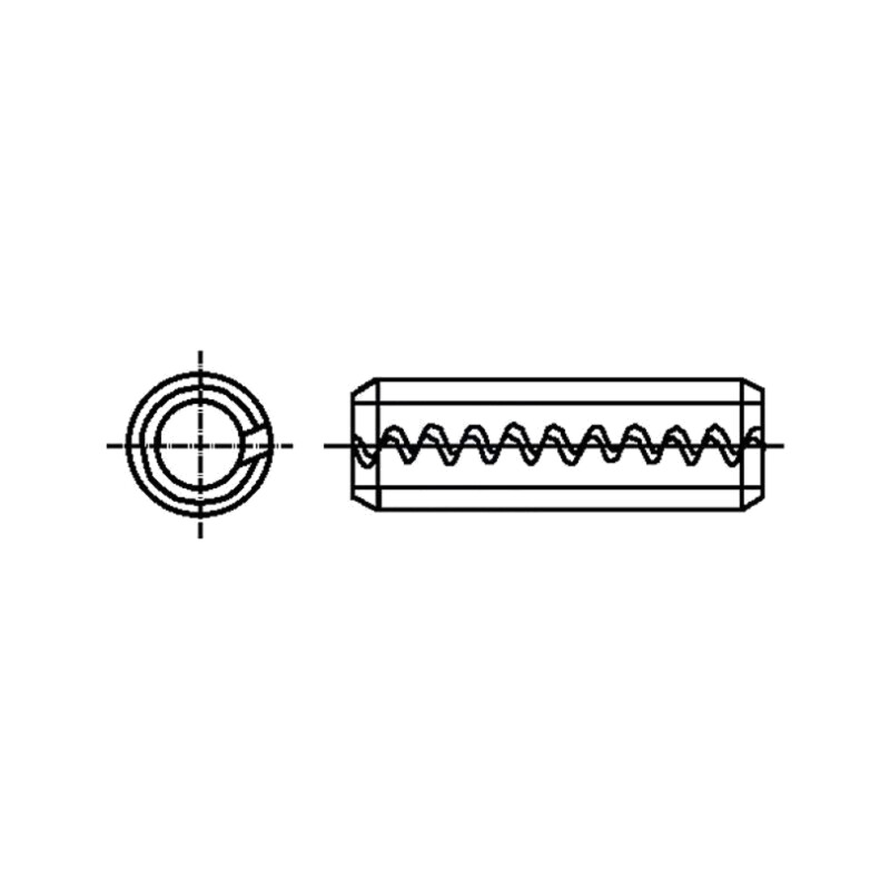 Ştift cu arc; oţel elastic; BN 879; Ø: 3mm; L: 10mm