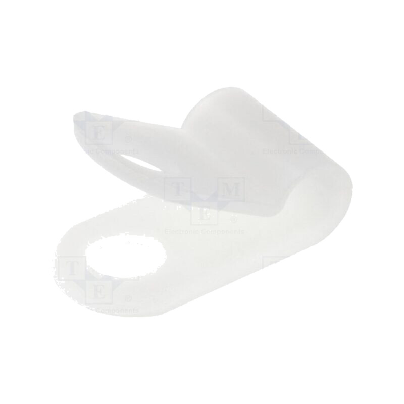 Clipsuri; Clipsuri tip P pentru cabluri; Øbuclă: 3,2mm; natural