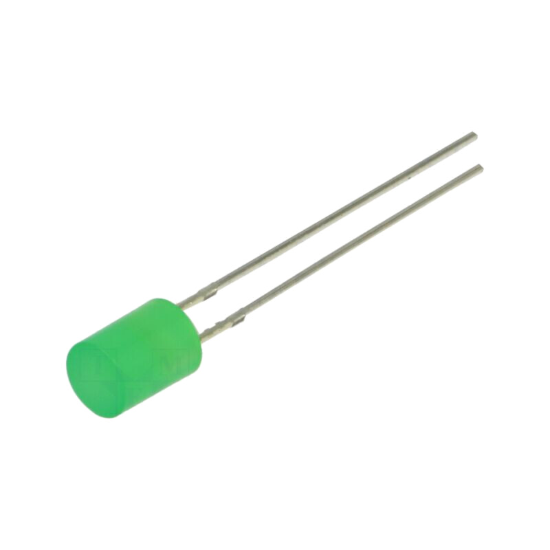 LED; galben-verde; 5mm; 100mcd; 140°; Parte frontală: plat; 78mW