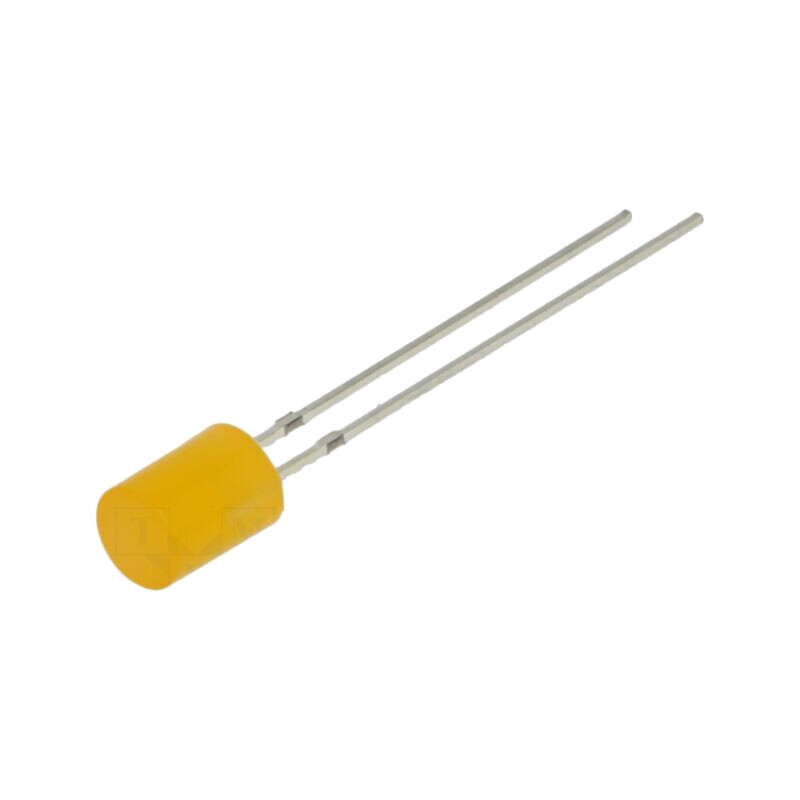 LED; portocalie; 5mm; 150mcd; 140°; Parte frontală: plat; Nr.term: 2