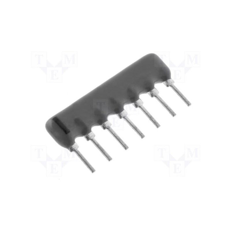 Rezistor multipolar: X; THT; 100kΩ; ±2%; 0,125W; Nr.rezistori: 6