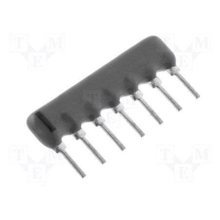 Rezistor multipolar: X; THT; 100kΩ; ±2%; 0,125W; Nr.rezistori: 6