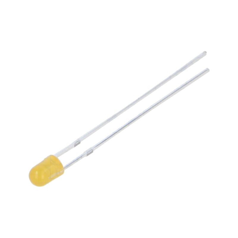 LED; portocalie; 3mm; 220÷330mcd; 40°; Parte frontală: convex; 78mW