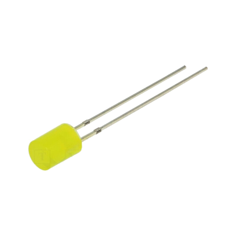 LED; galbenă; 5mm; 150mcd; 140°; Parte frontală: convex; 2,1÷2,6VDC