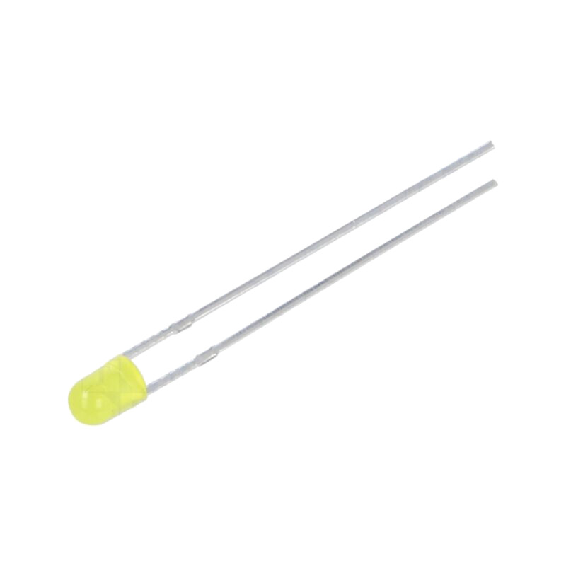 LED; galbenă; 3mm; 220÷330mcd; 40°; Parte frontală: convex; 78mW