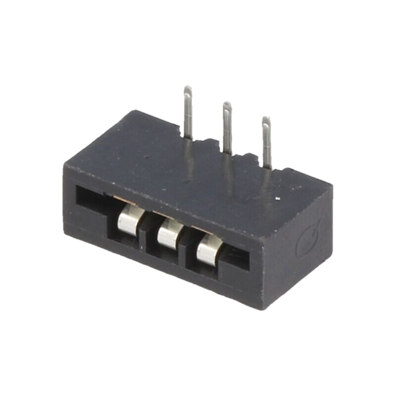 Conector: FFC/FPC; în unghi 90°; PIN: 3; Non-ZIF; THT; cositorit
