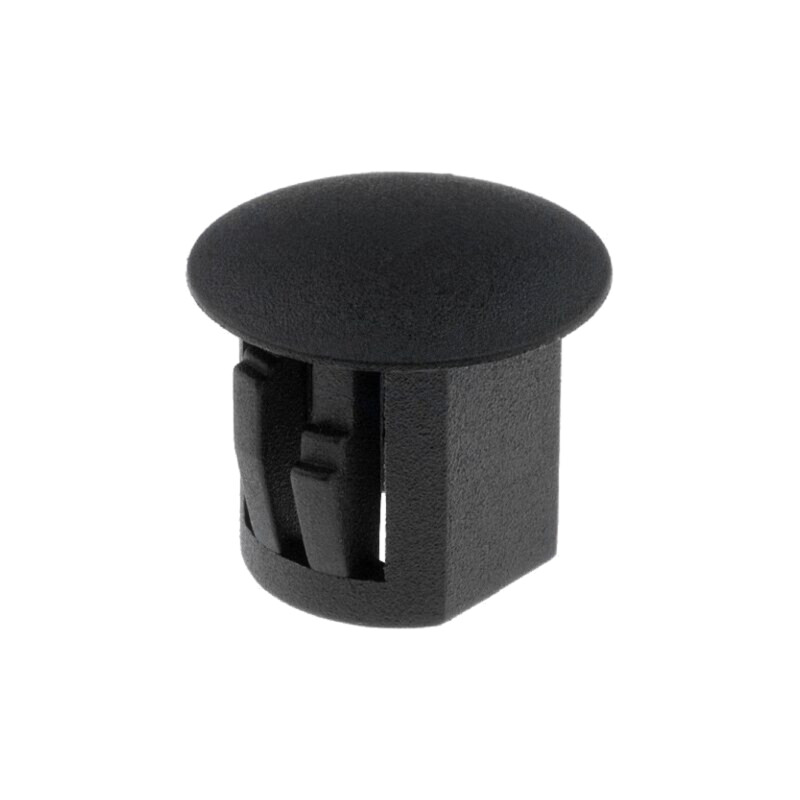 Capac de protecţie; H: 10,5mm; Diam.flanşă: 12mm; neagră; UL94V-2