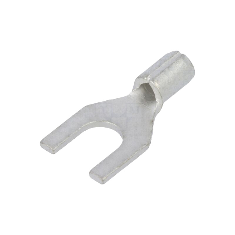 Vârf: furcă; M4; 0,5÷1mm2; crimpat; pe cablu; neizolat; cositorit