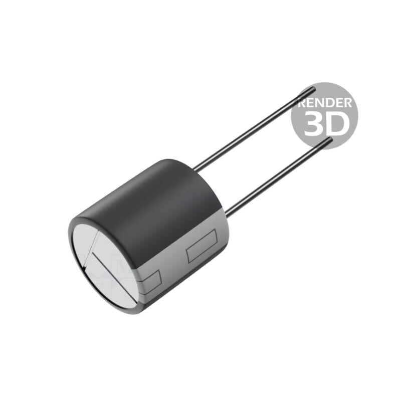 Condensator: electrolitic; THT; 330uF; 10VDC; ±20%; 2000h; 6,3x11mm