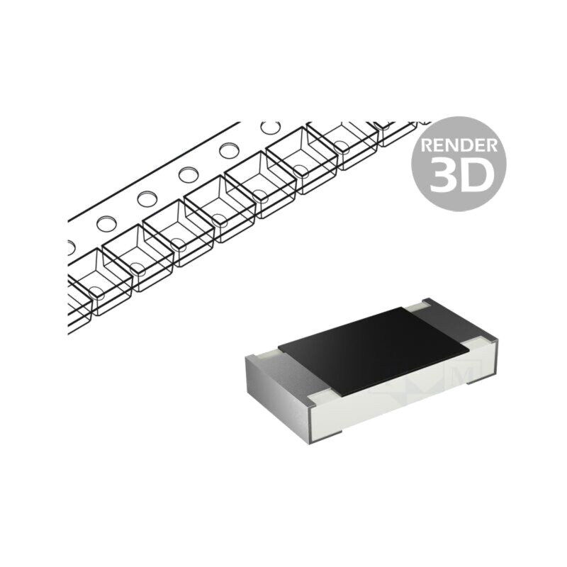Rezistor: thick film; SMD; 1210; 2,2kΩ; 500mW; ±1%; -55÷155°C