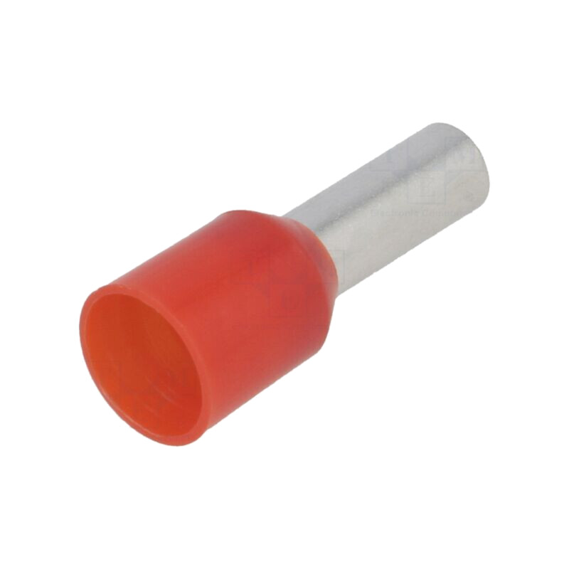 Vârf: tub de capăt; izolată; cupru; 10mm2; 12mm; cositorit; crimpat