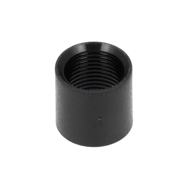 Piuliţă; 5mm; neagră; UL94V-2; L: 8,5mm; poliamidă