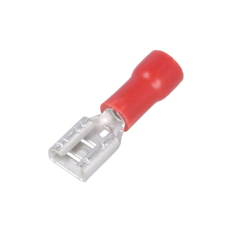 Terminal: plat; 4,8mm; 0,8mm; mamă; 0,5÷1mm2; crimpat; pe cablu