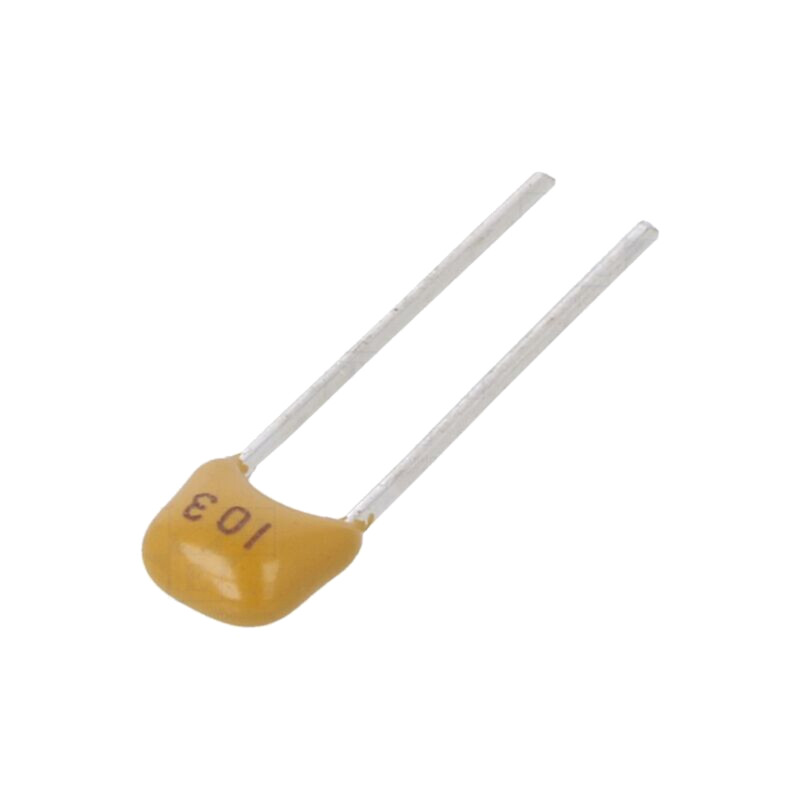 Condensator: ceramic; 10nF; 100V; X7R; ±10%; THT; 2,5mm