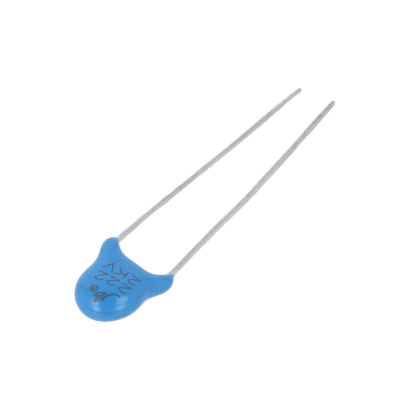 Condensator: ceramic; 2,2nF; 2kVDC; Y5V; ±20%; 5mm