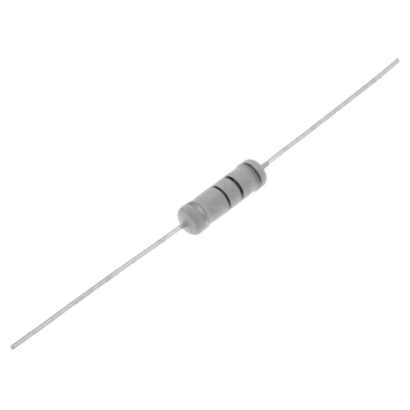 Rezistor: metal oxide; THT; 330kΩ; 3W; ±5%; Ø0,75x33mm; Ø5x15mm