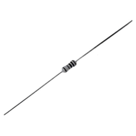 Rezistor: metal film; THT; 270kΩ; 0,6W; ±1%; Ø0,55x28mm; Ø2,4x6,3mm