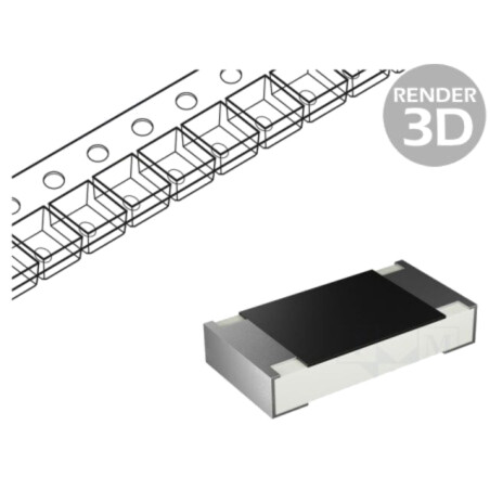 Rezistor: thick film; SMD; 1210; 0Ω; 500mW; ±5%