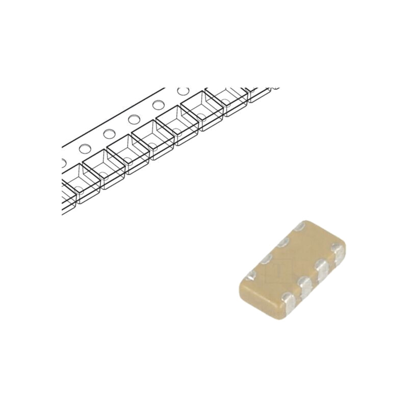 Condensator: ceramic; MLCC; 3,9nF; 50V; X7R; ±5%; SMD; 0402