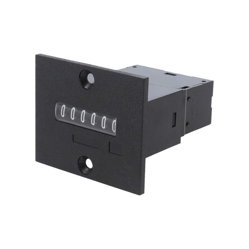 Contor electromecanic impulsuri 230VDC panou 50x60x62mm | Electronic-mag.ro | Componente Electronice