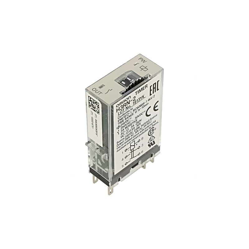 Timer 0,1s-10min DPST-NO 24VDC 4 Moduri | Electronic-mag.ro | Componente Electronice