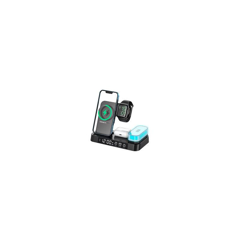 Încărcător Wireless 4 în 1, 30W – Rapid și Compatibil Multifuncțional Încărcător Wireless 4 în 1, 30W – Rapid și Compatibil Multifuncțional