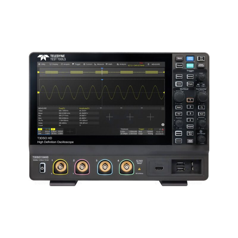Osciloscop: digital; Ch: 4; 100MHz; 2Gsps; 100Mpts/ch; T3DSO1000HD