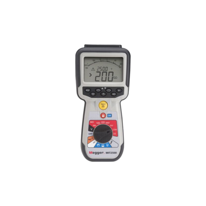 Aparat de măsură: rezistenţa de izolaţie; LCD; VAC: 10mV÷600V