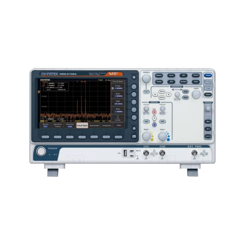 Osciloscop: digital; MDO; Ch: 2; 100MHz; 2Gsps (în timp real)