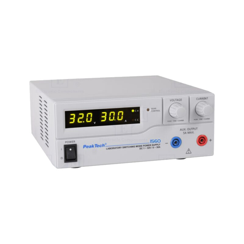 Alimentator: de laborator; canal unic,reglabil; 1÷32VDC; 0÷30A