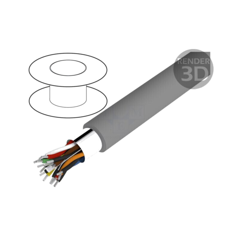 Cablu; Alpha Essential C&C; 4x2x24AWG; ecranat,folie Al-PET; PVC Cablu; Alpha Essential C&C; 4x2x24AWG; ecranat,folie Al-PET; PVC