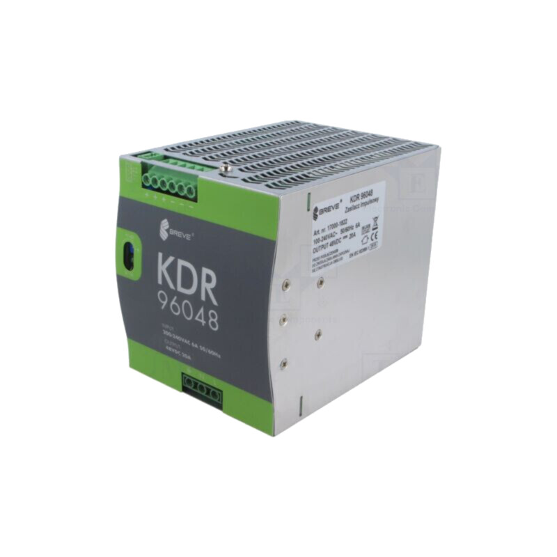 Alimentator: pulsatoriu; 960W; pentru şină DIN; OUT: 1; KDR Alimentator: pulsatoriu; 960W; pentru şină DIN; OUT: 1; KDR