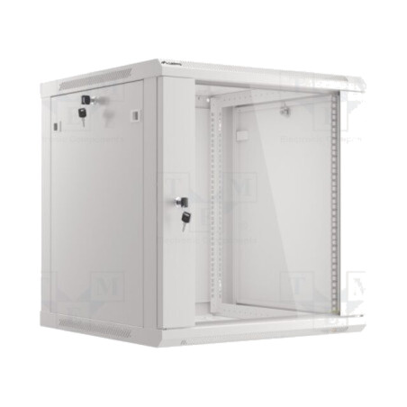 Carcasă: tablou rack; Standard: 19"; 12U; gri; Z: 600mm; X: 600mm