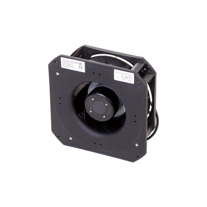 Ventilator: EC; radial; 230VAC; 225x225x85mm; 972m3/h; bilă; IP54