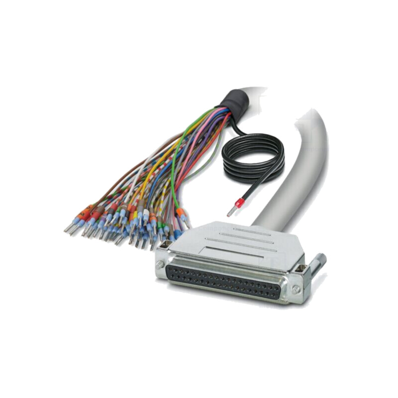 Cablu; D-Sub 37pin soclu,cabluri; PVC; Lung: 2m; gri; Fire: Cu; IP54