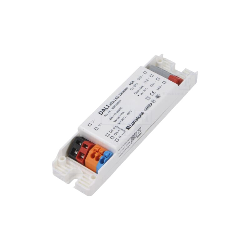 Alimentator: pulsatoriu; LED; 12÷48VDC; IP20; 120x30x22mm; OUT: 3