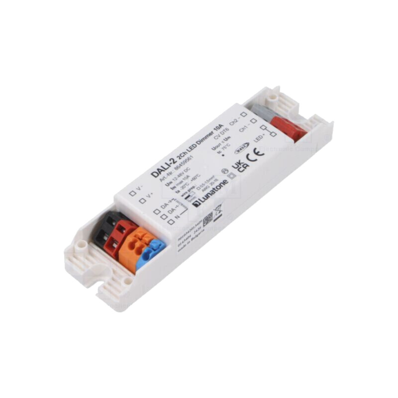 Alimentator: pulsatoriu; LED; 12÷48VDC; IP20; 120x33x22mm; OUT: 2