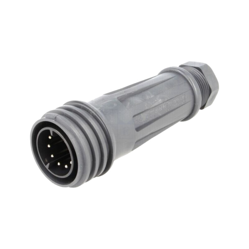 Conector: circular; mufă; tată; PIN: 10; 10A; 250V; EXPlora; nichelat