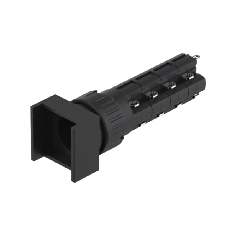 Comutator: corp; 16mm; Poz.i stab: 2; NC x4 + NO x4; 51; Poz: 2
