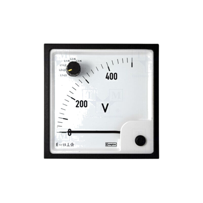 Voltmetru; pe panou; VAC: 0÷300V; Clasa: 1,5; True RMS; Uintr: 300V