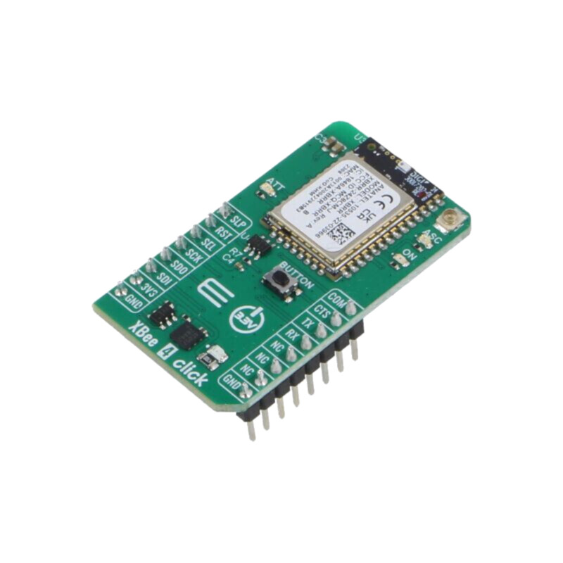 Click board; Comp: XBRR-24Z8CM-J; placă prototip; XBee; 3,3VDC
